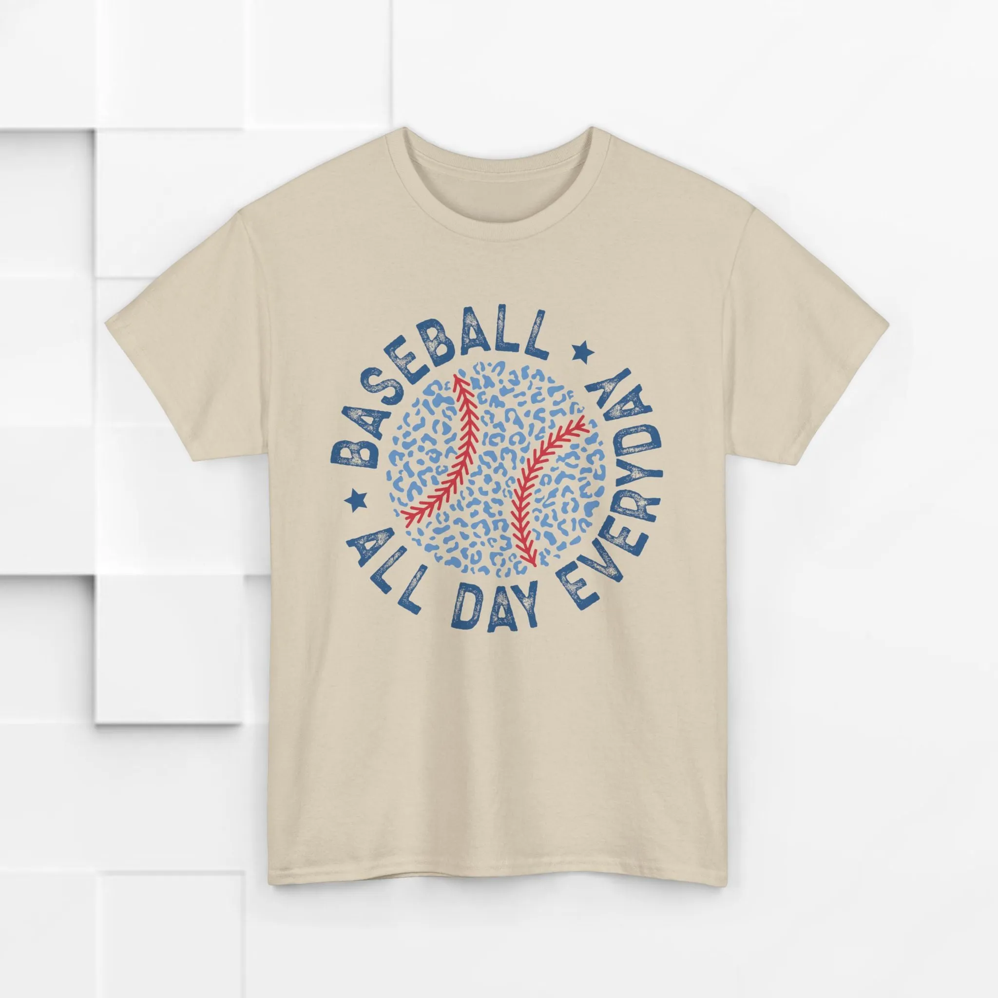 Baseball All Day Everyday Unisex Heavy Cotton Tee