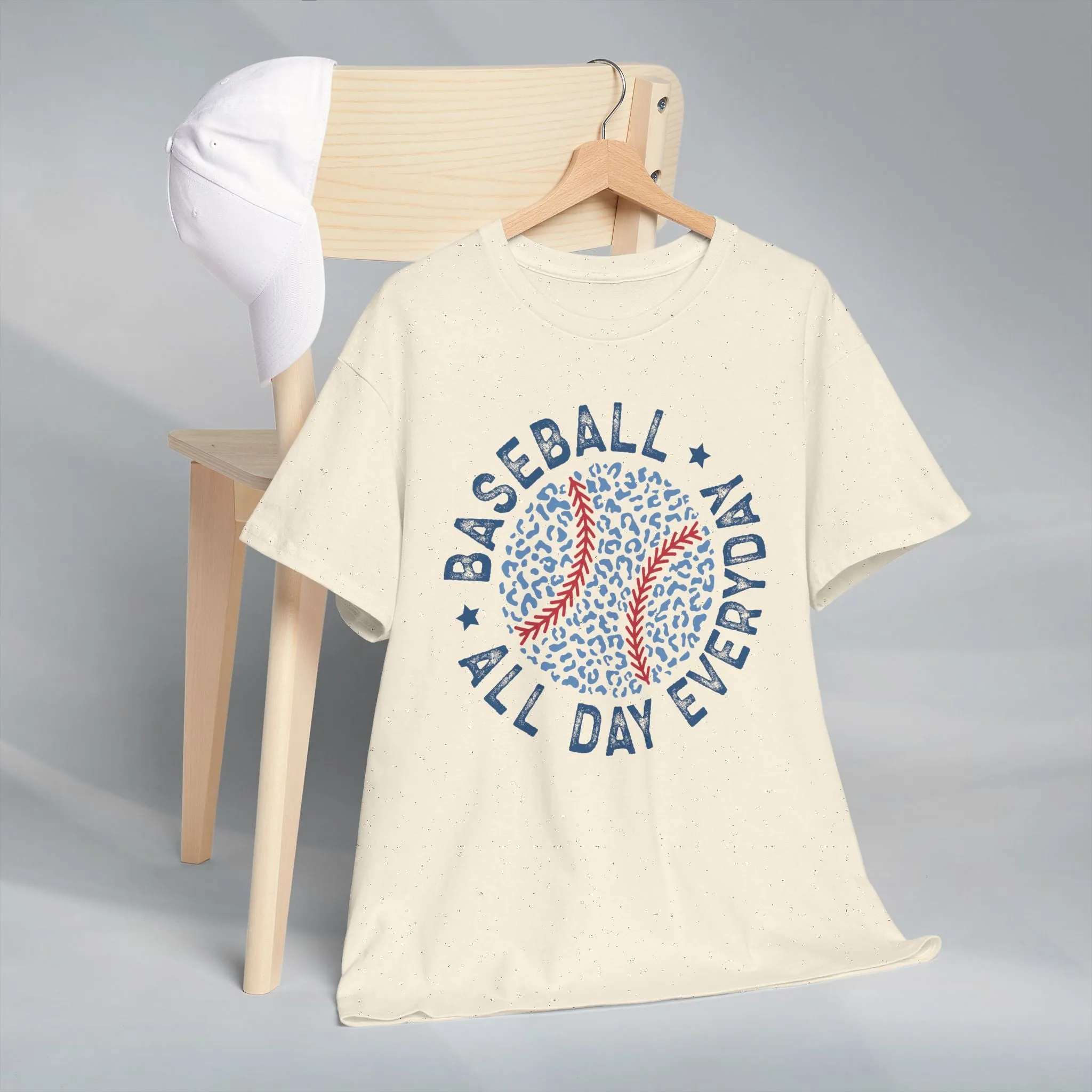 Baseball All Day Everyday Unisex Heavy Cotton Tee