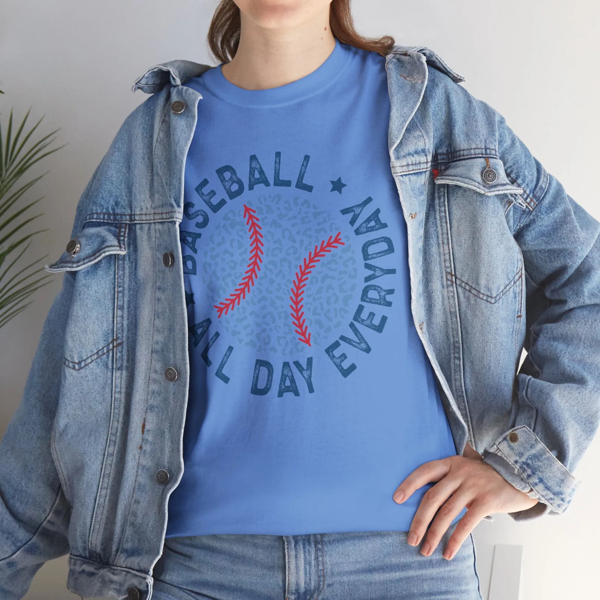 Baseball All Day Everyday Unisex Heavy Cotton Tee