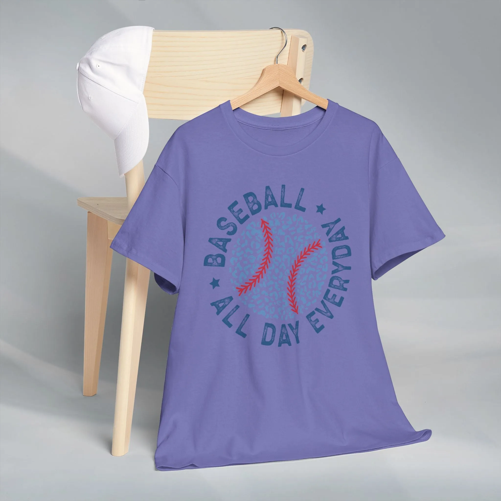 Baseball All Day Everyday Unisex Heavy Cotton Tee