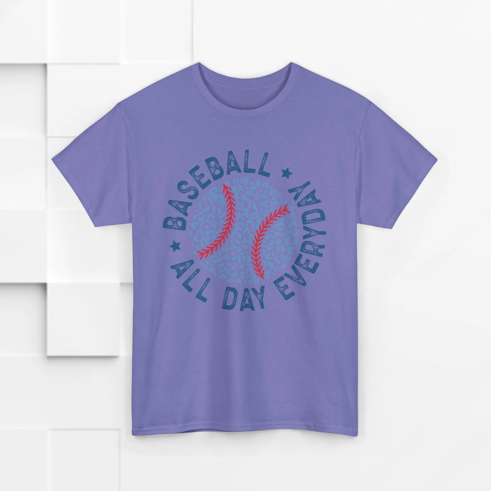 Baseball All Day Everyday Unisex Heavy Cotton Tee