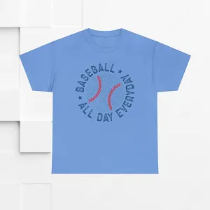 Baseball All Day Everyday Unisex Heavy Cotton Tee
