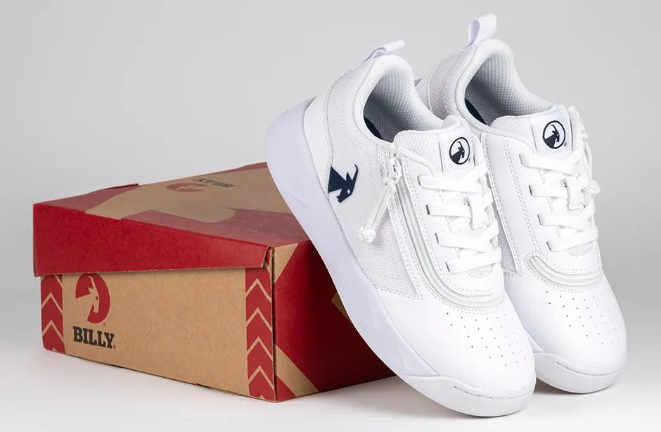 Billy White/Navy BILLY Sport Court Athletic Sneakers
