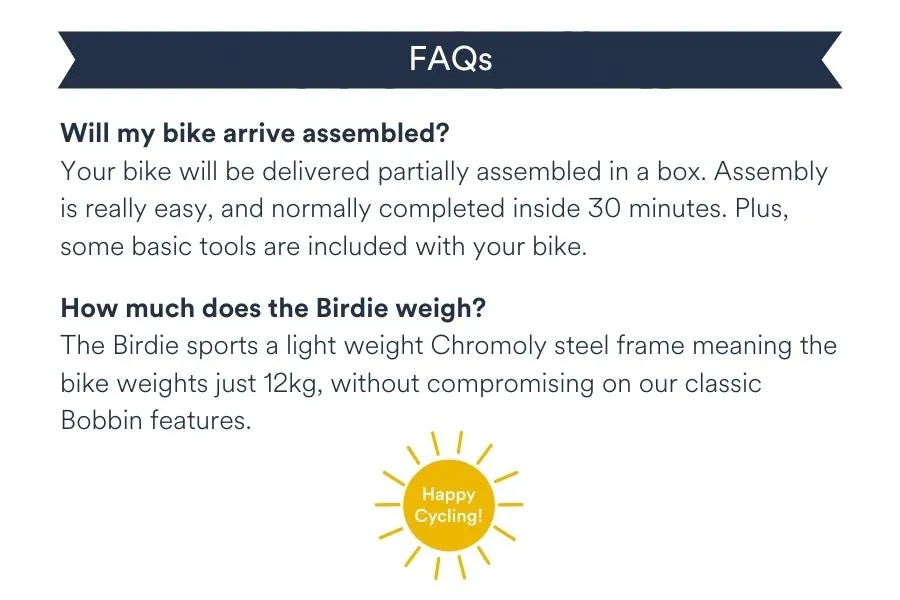 Birdie Lightweight Bike