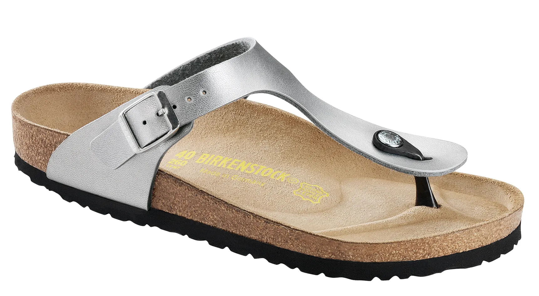 Birkenstock Gizeh Silver - Birkoflor Regular