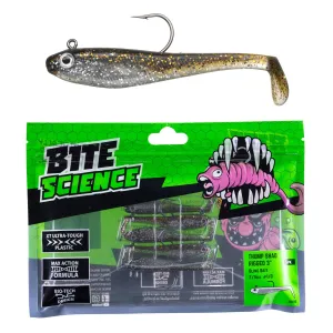 Bite Science Thump Shad Rigged 3in