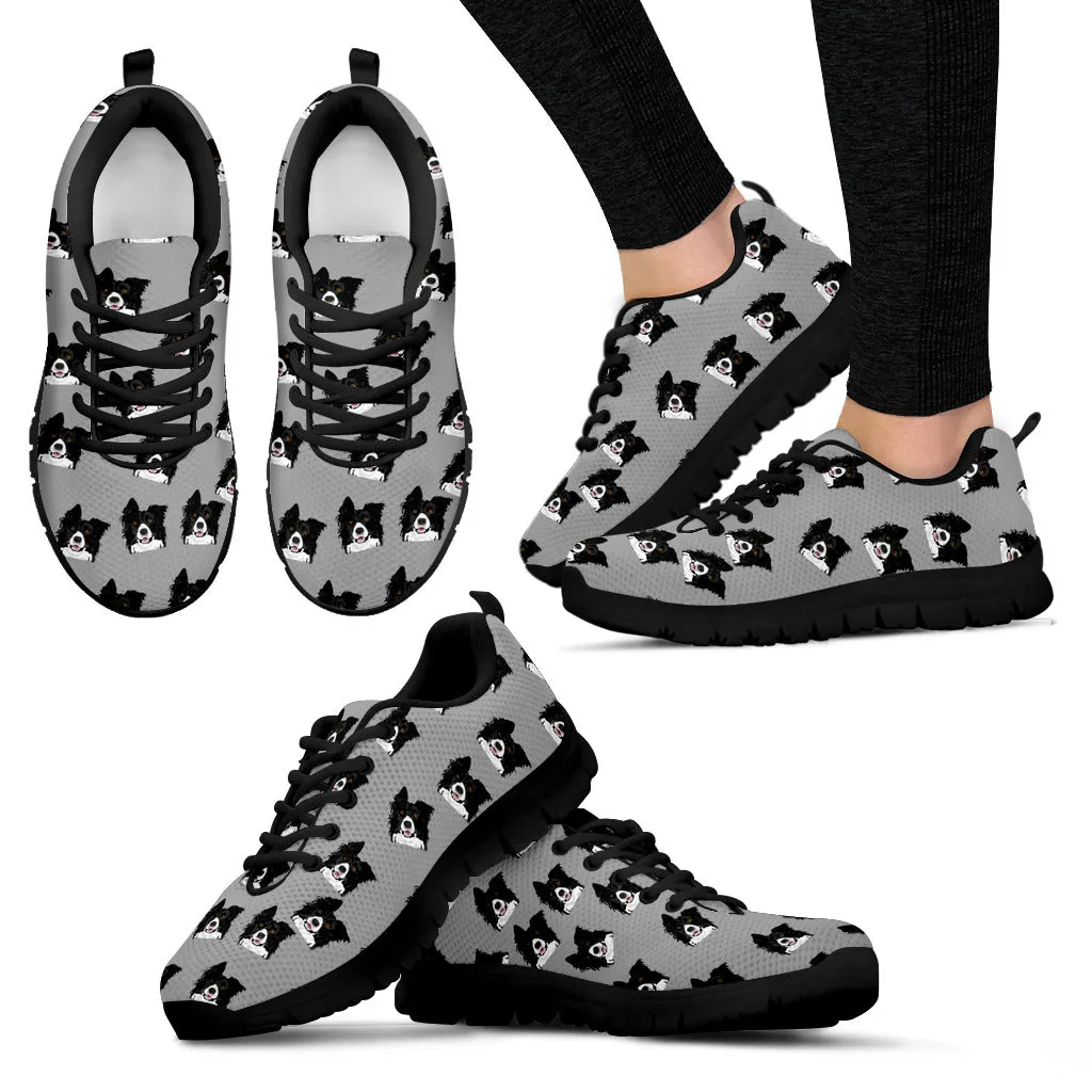 Border Collie Sneakers - Black