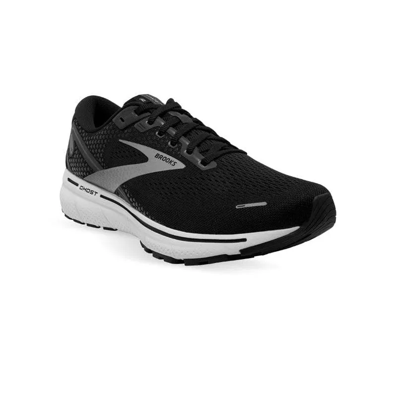 Brooks Mens Ghost 14 (2E) Black/White