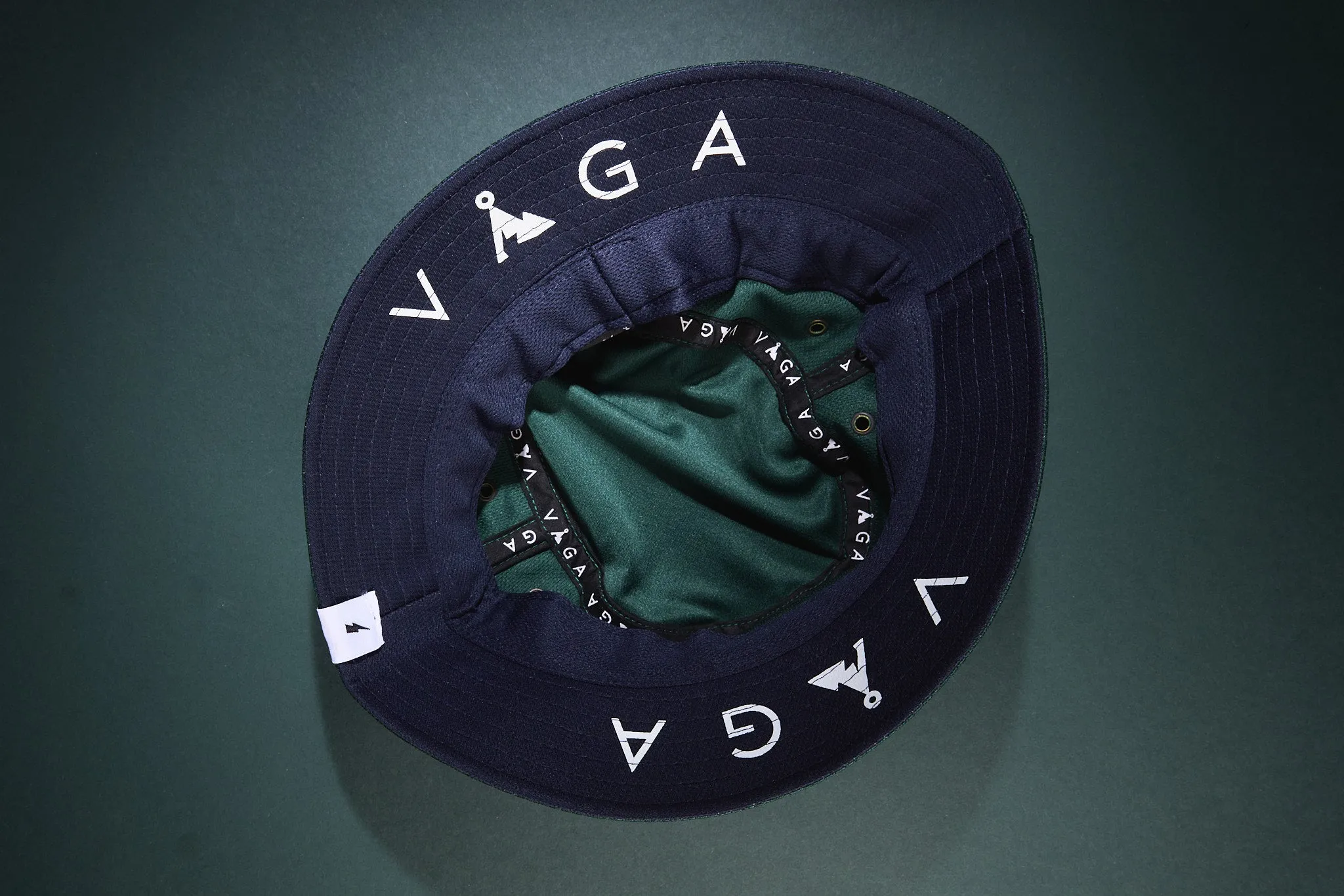 Bucket Hat - Green & Navy