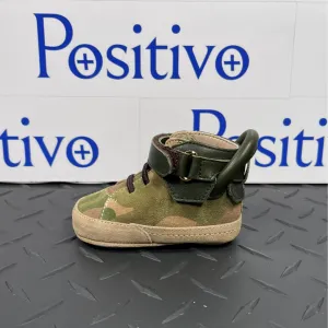 Buscemi 100MM Baby Camou/Militare Suede Sneakers