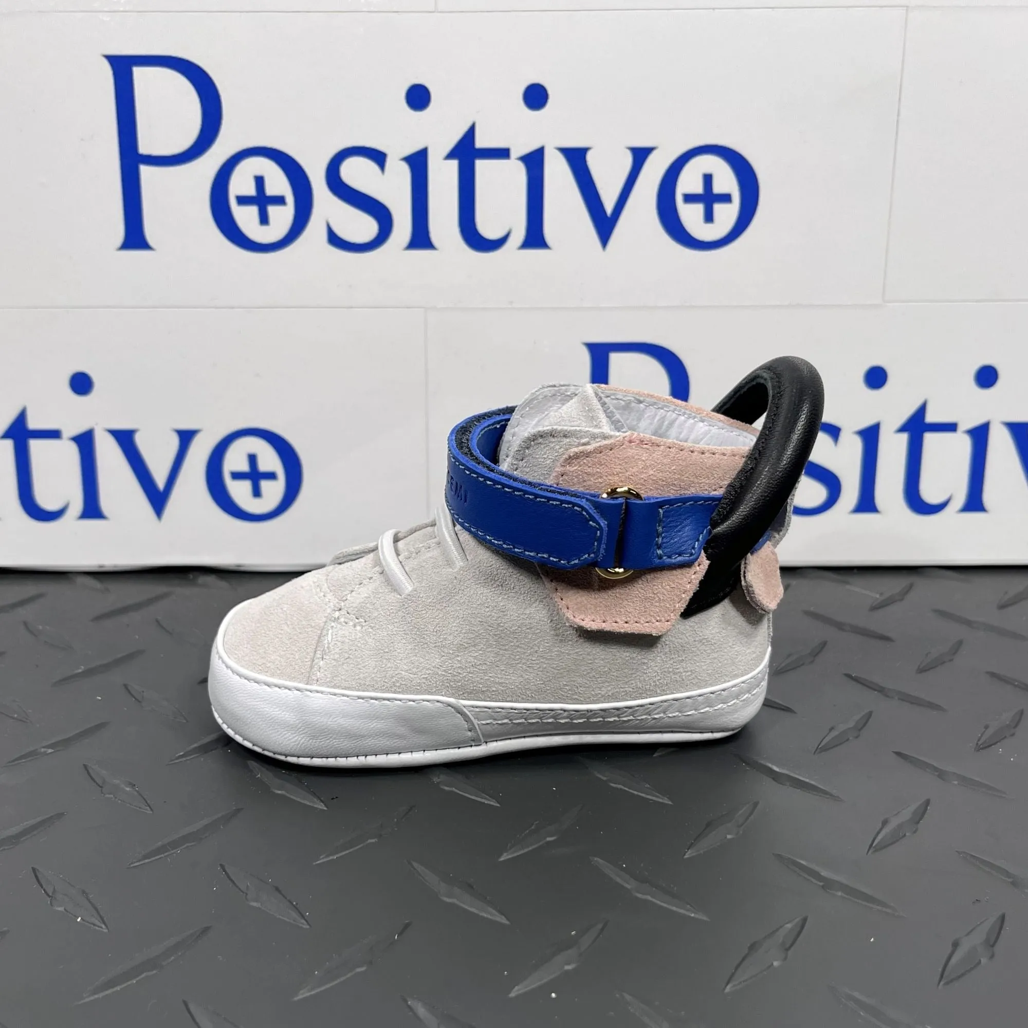 Buscemi 100MM Baby White Trio Leather Sneakers