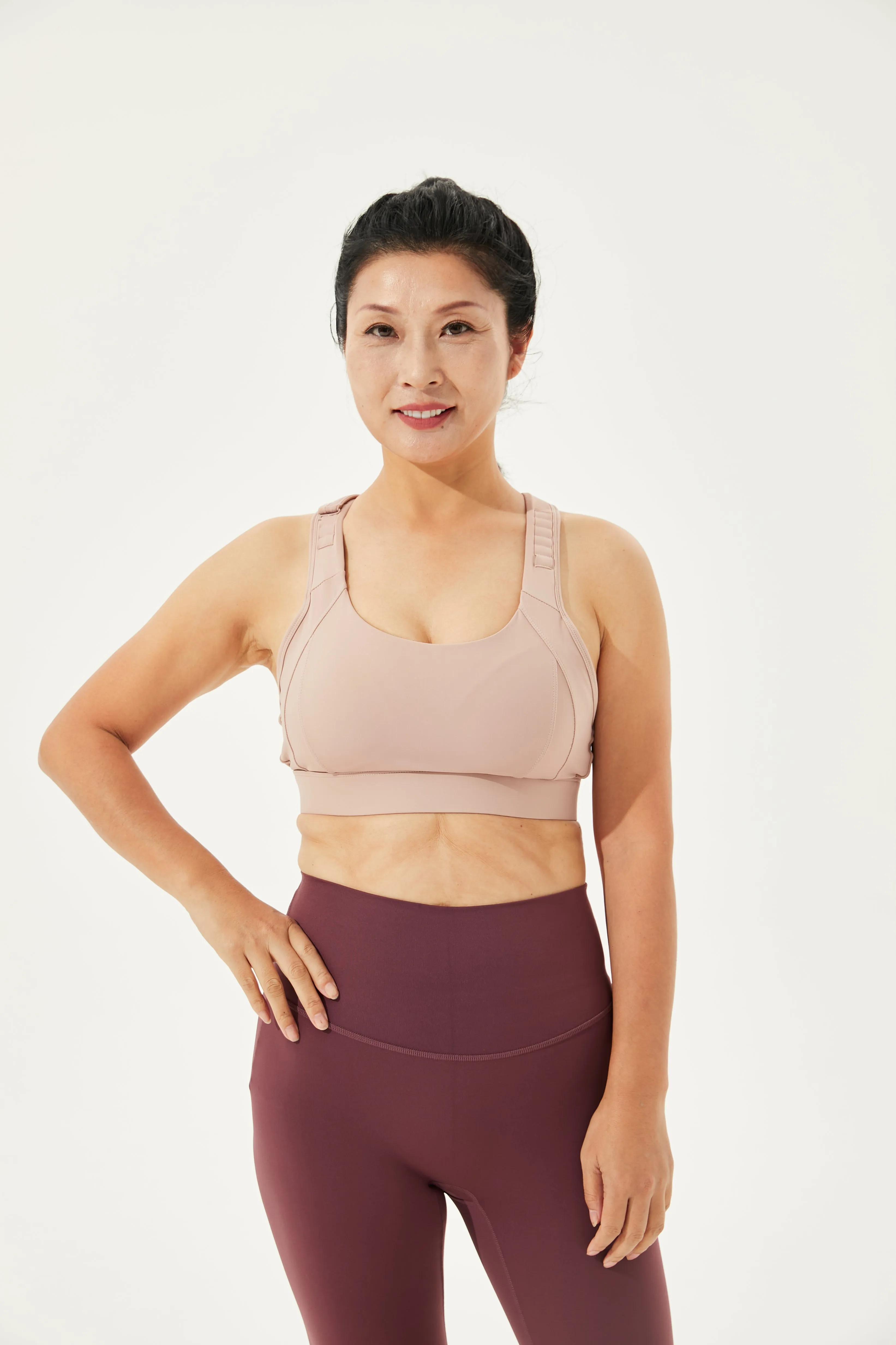 Buy 1, Get 1 Free - High Impact Adjustable Spirited Running Sports Bra With Moulded Cups & Clasp (Up to 5XL)