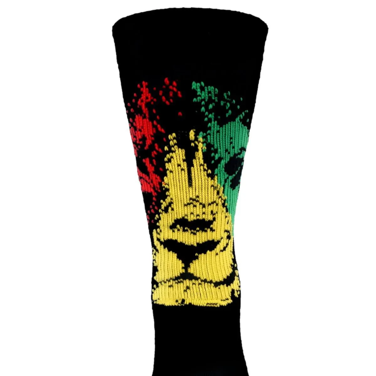 CALI Strong Triangle Rasta Athletic Crew Socks