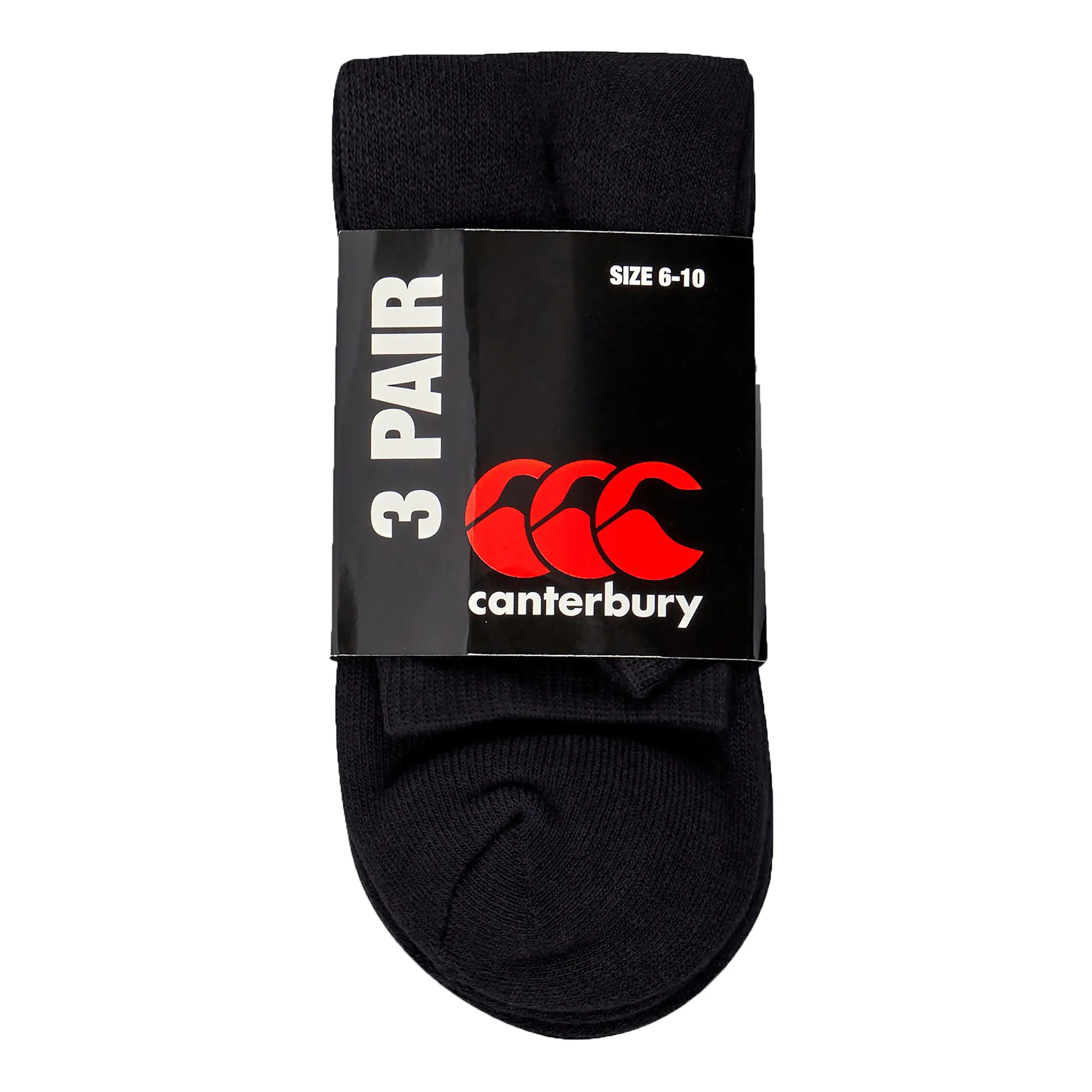 Canterbury 3 Pack Crew Sock
