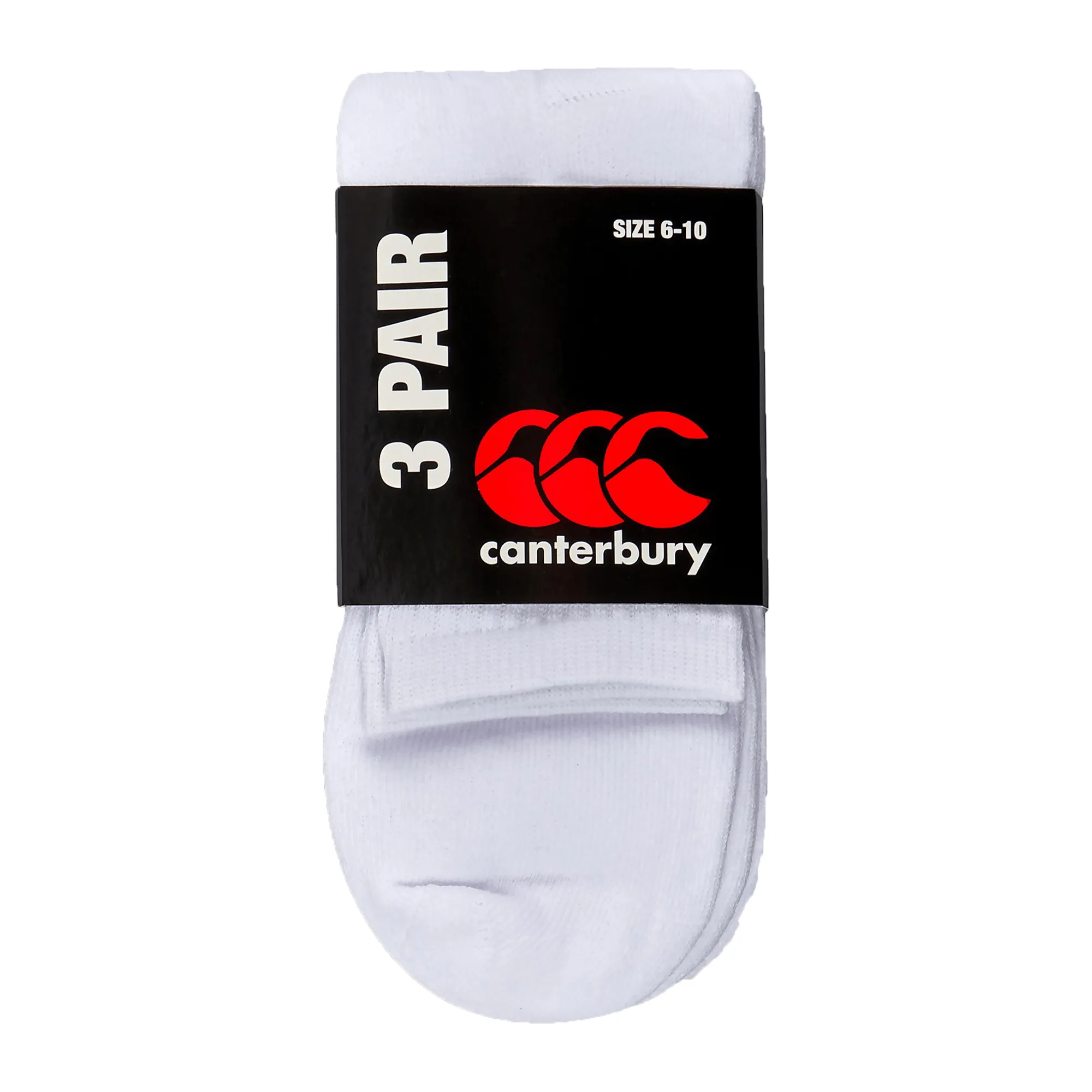 Canterbury 3 Pack Crew Sock