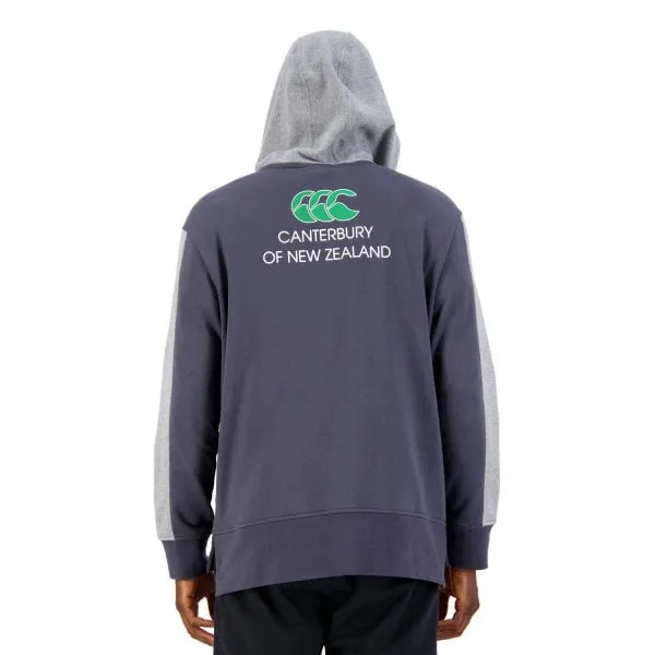 Canterbury Men's "Of NZ" V2 Graphic Hoodie - Dark Grey