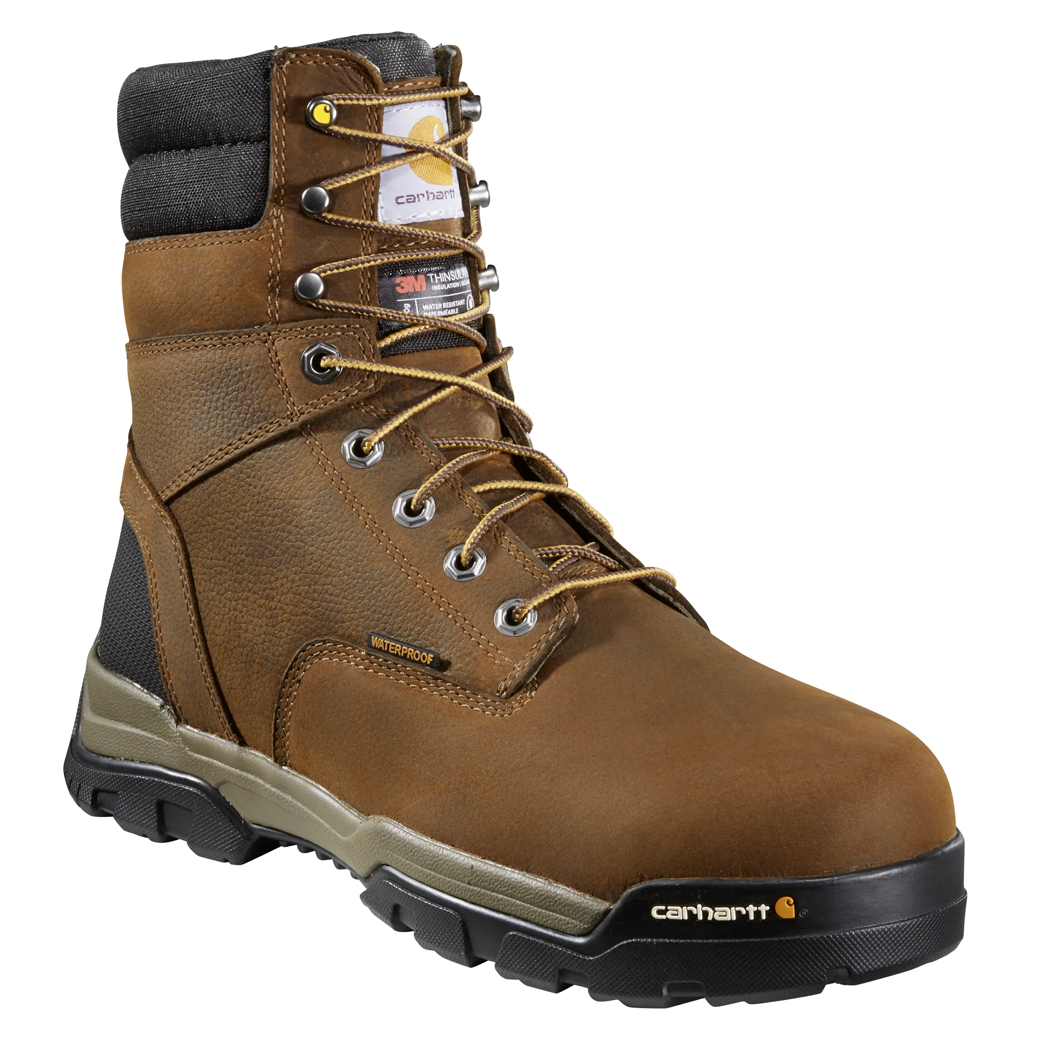 Carhartt 8-Inch Ground Force Waterproof Insulated Work Boot