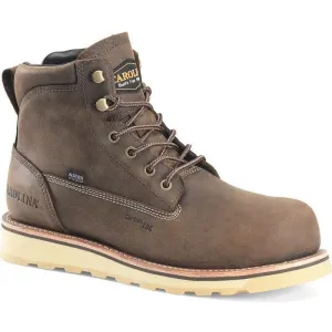 Carolina Men's Staple Gun 6" Carbon Composite Toe Waterproof Work Boot -Brown- CA7572