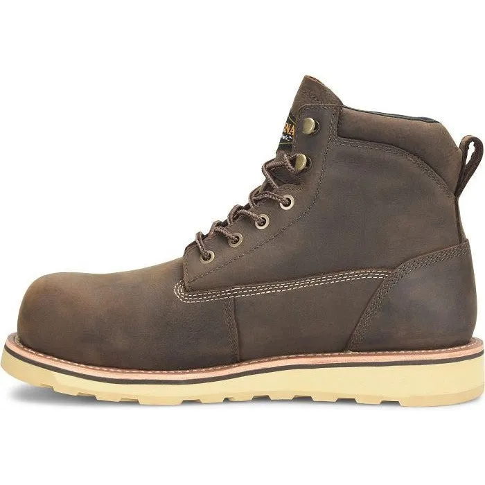 Carolina Men's Staple Gun 6" Carbon Composite Toe Waterproof Work Boot -Brown- CA7572