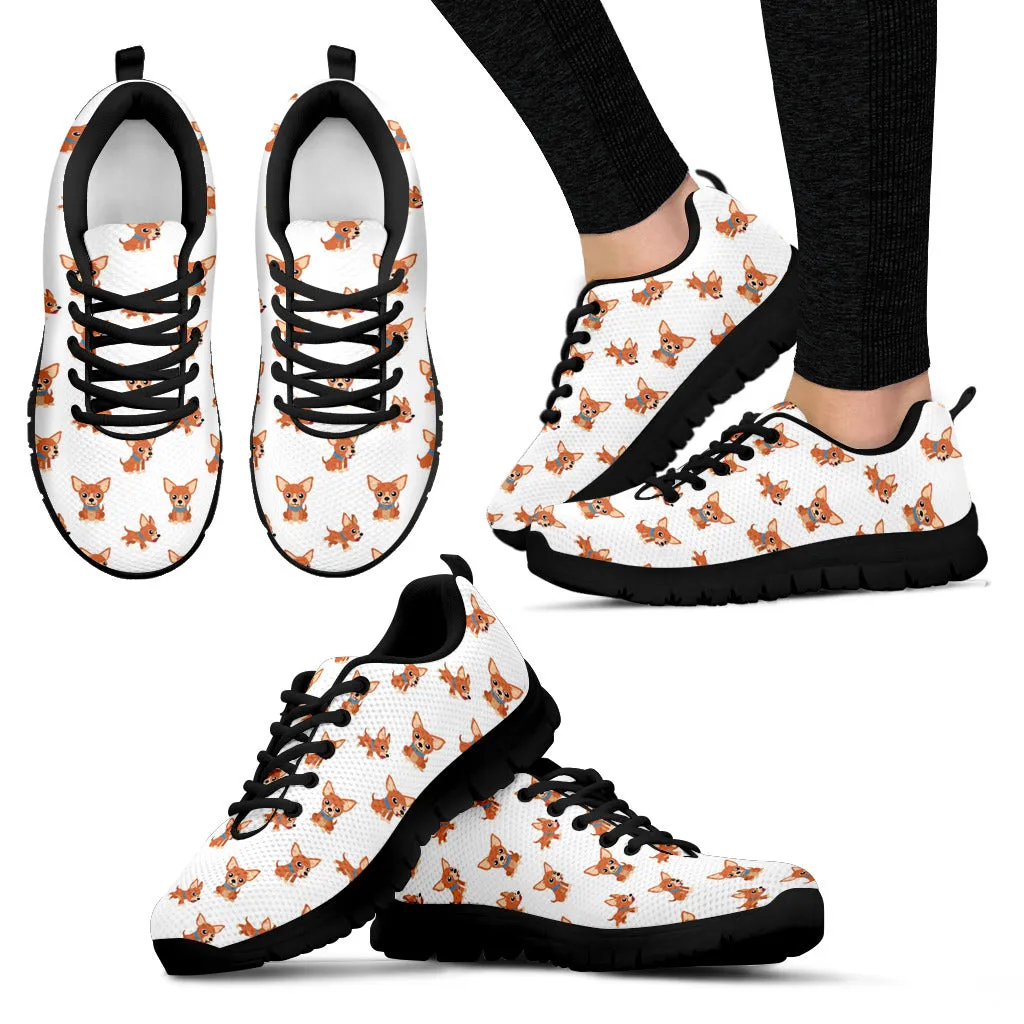 Cartoon Chihuahua Sneakers
