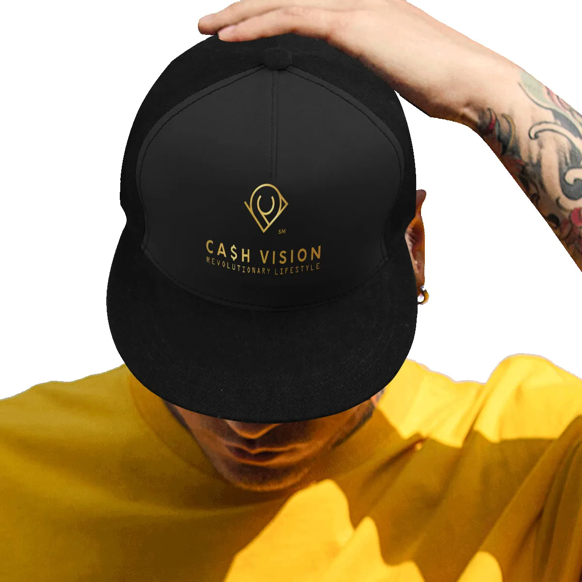 Cash Vision Snapback Hat G - Black