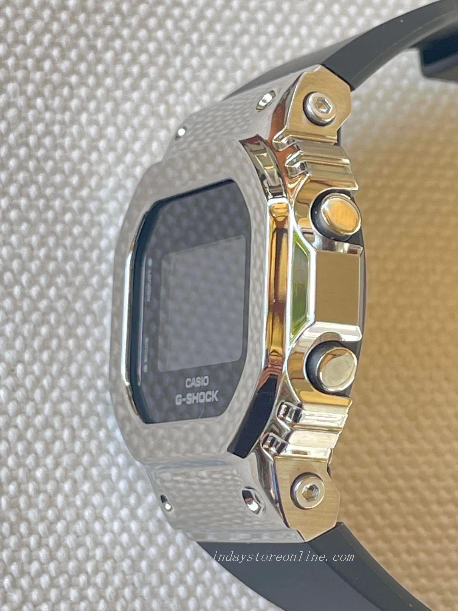 Casio Baby-G Women's Watch GM-S5600-1 Resin Band Shock Resistant Mineral Glass