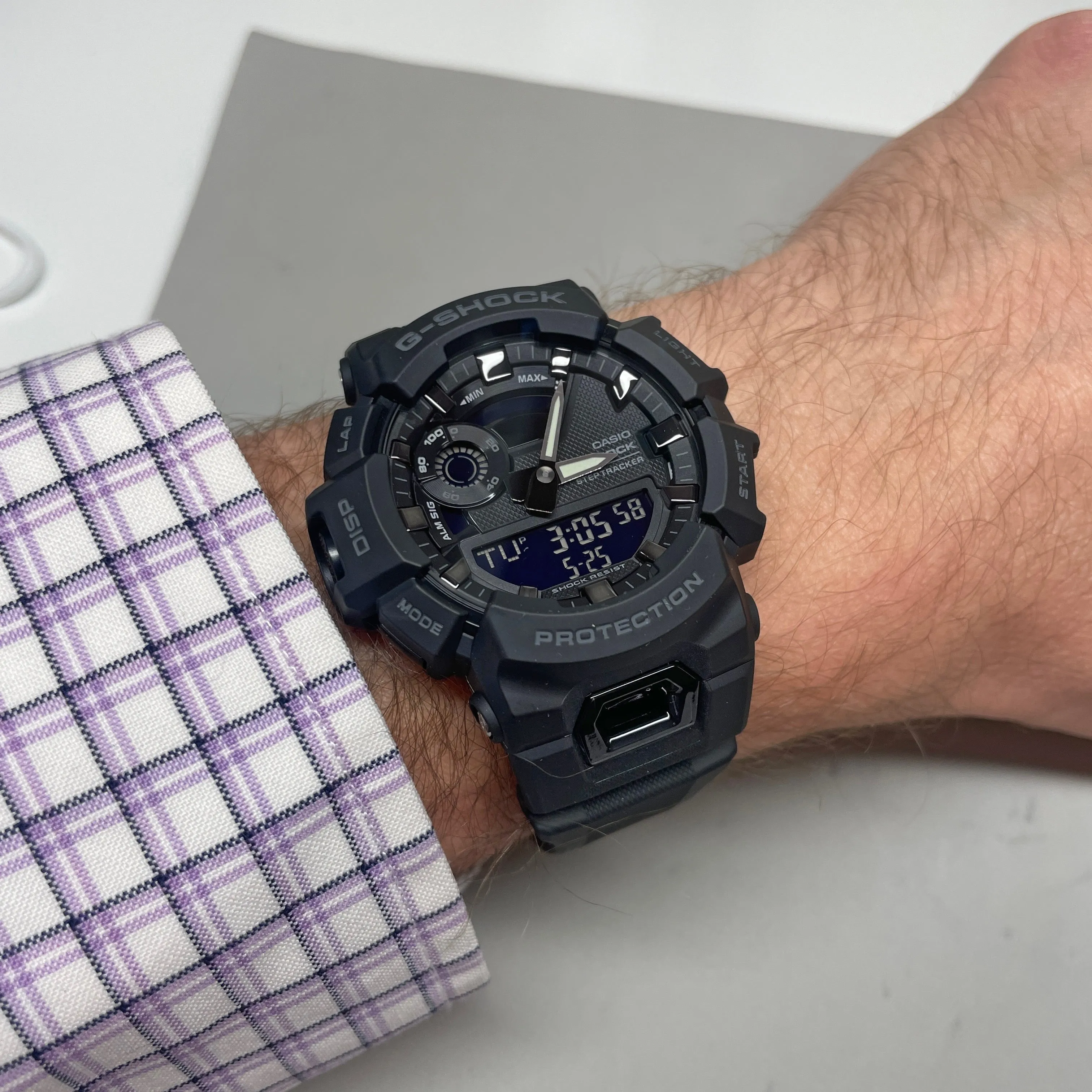 Casio G-Shock Black StepTracker Analog-Digital Watch GBA900-1A