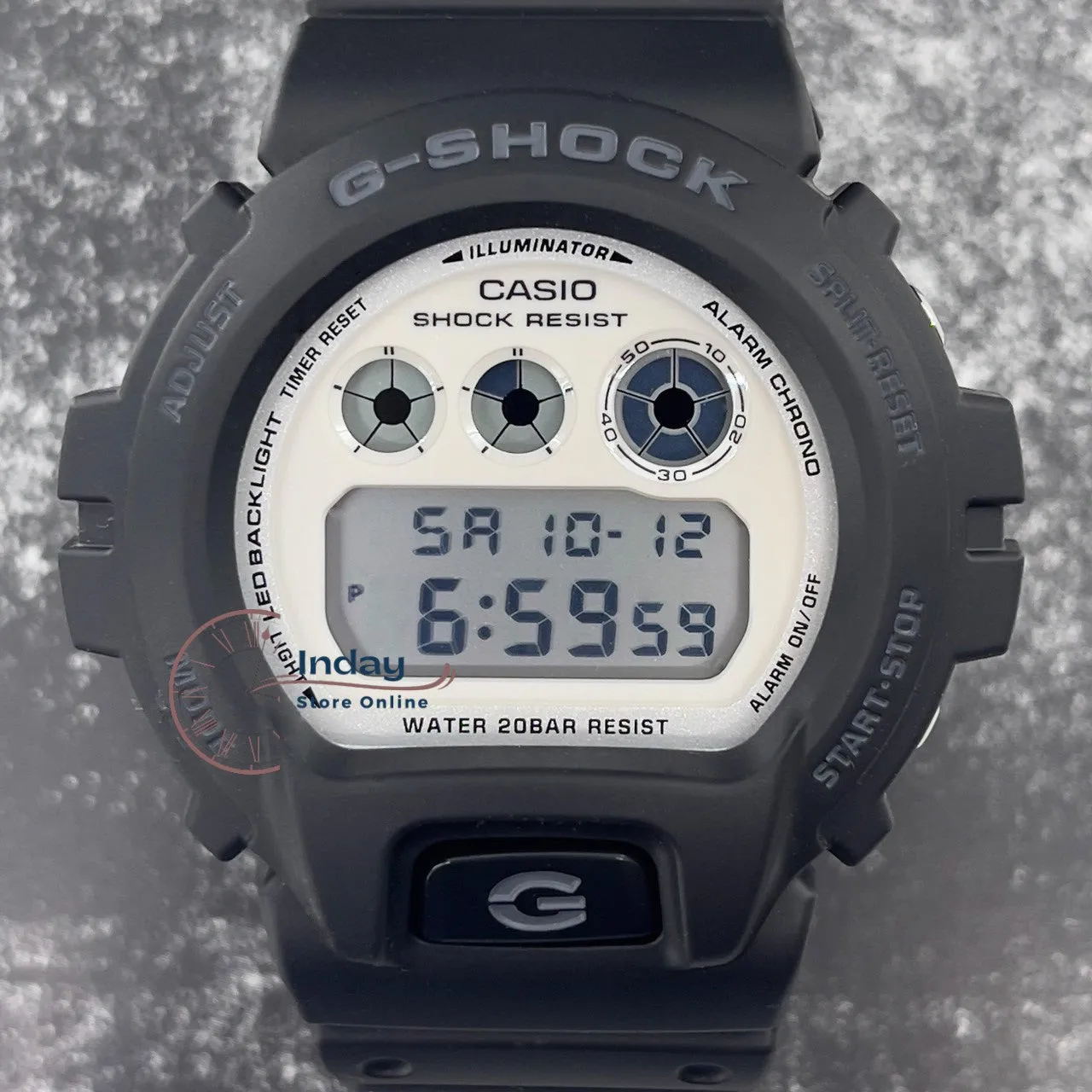 Casio G-Shock Men's Watch DW-6900WD-1 Resin Band Mineral Glass Shock Resistant  Battery Life 5-Years
