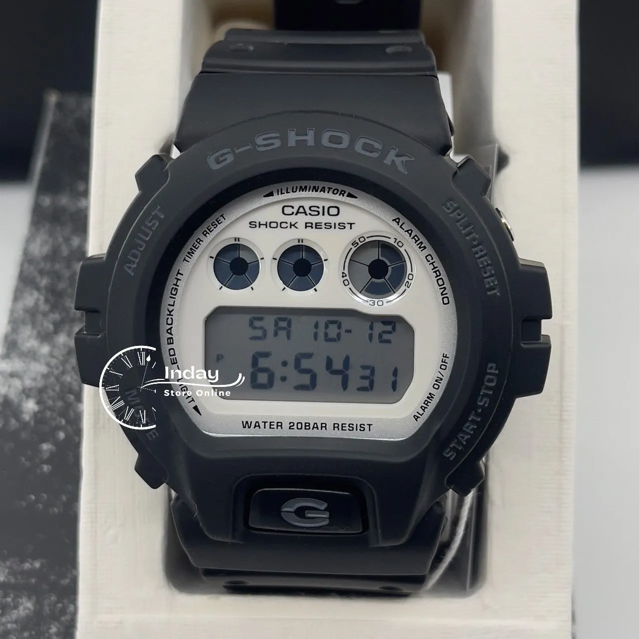 Casio G-Shock Men's Watch DW-6900WD-1 Resin Band Mineral Glass Shock Resistant  Battery Life 5-Years