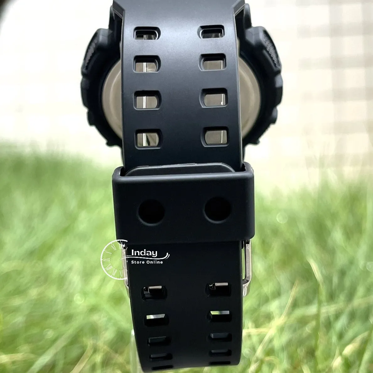 Casio G-Shock Men's Watch GA-100CY-1A Black Color Analog-Digital GA-100 Series Shock Resistant Magnetic Resistant Mineral Glass