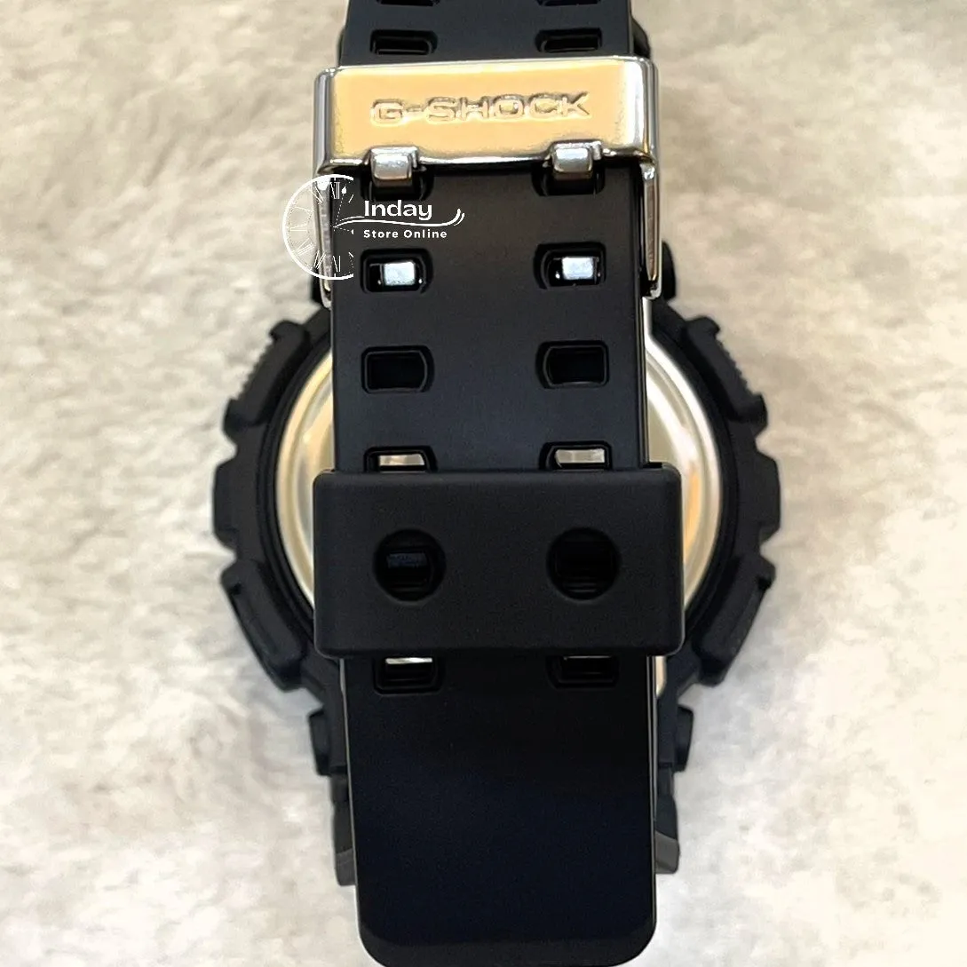Casio G-Shock Men's Watch GA-100CY-1A Black Color Analog-Digital GA-100 Series Shock Resistant Magnetic Resistant Mineral Glass