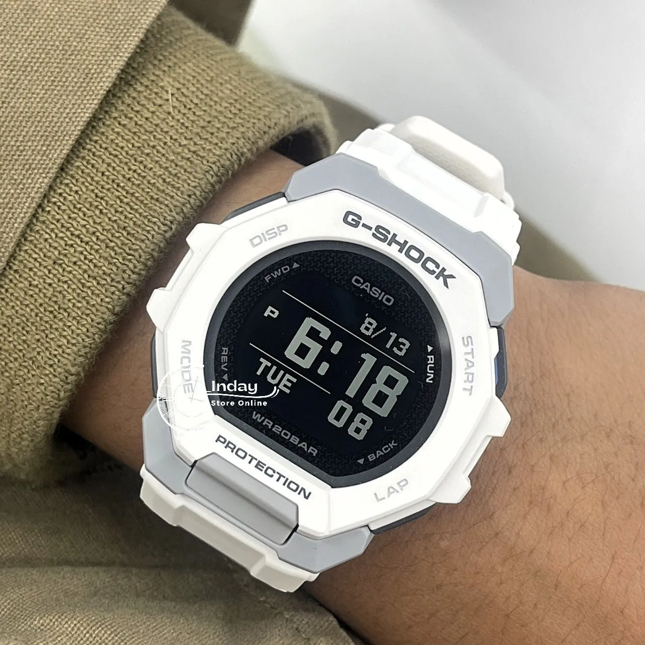 Casio G-Shock Men's Watch GBD-300-7 G-Squad Bio-based Resin Shock Resistant Mobile link Bluetooth