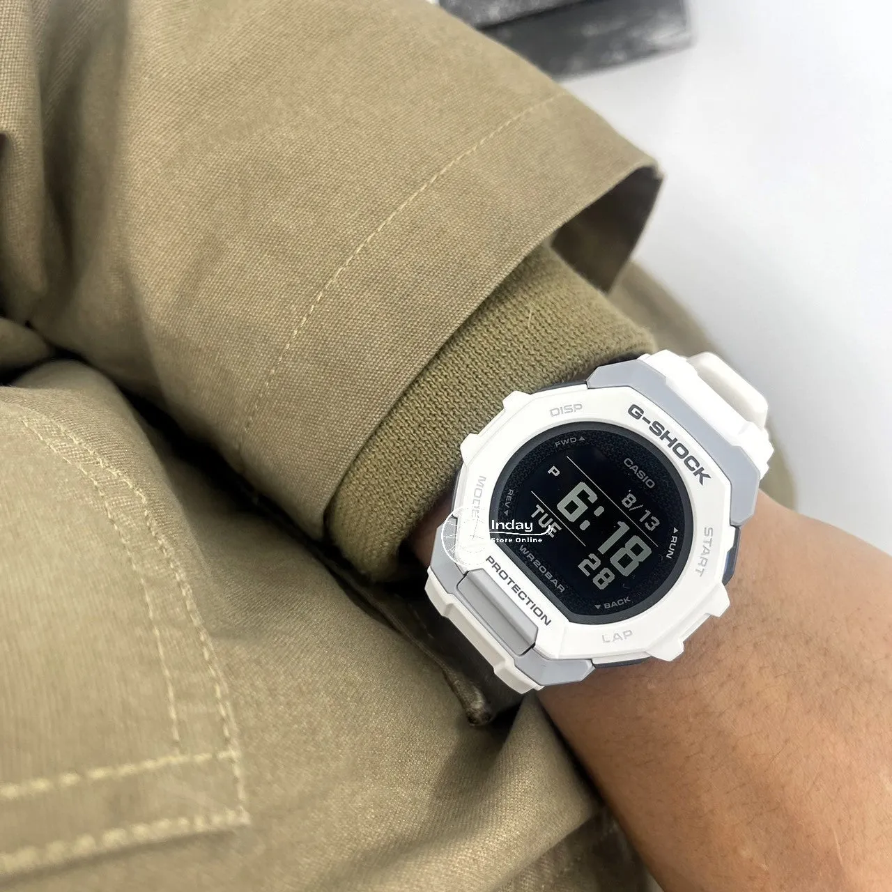 Casio G-Shock Men's Watch GBD-300-7 G-Squad Bio-based Resin Shock Resistant Mobile link Bluetooth