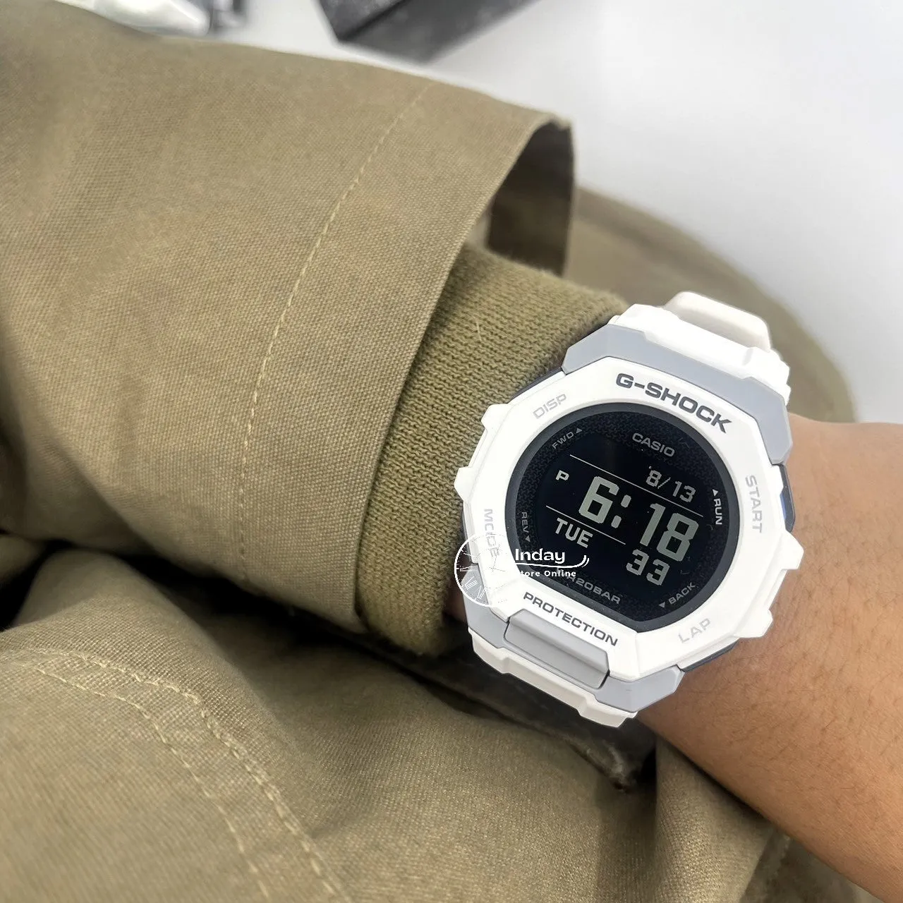 Casio G-Shock Men's Watch GBD-300-7 G-Squad Bio-based Resin Shock Resistant Mobile link Bluetooth