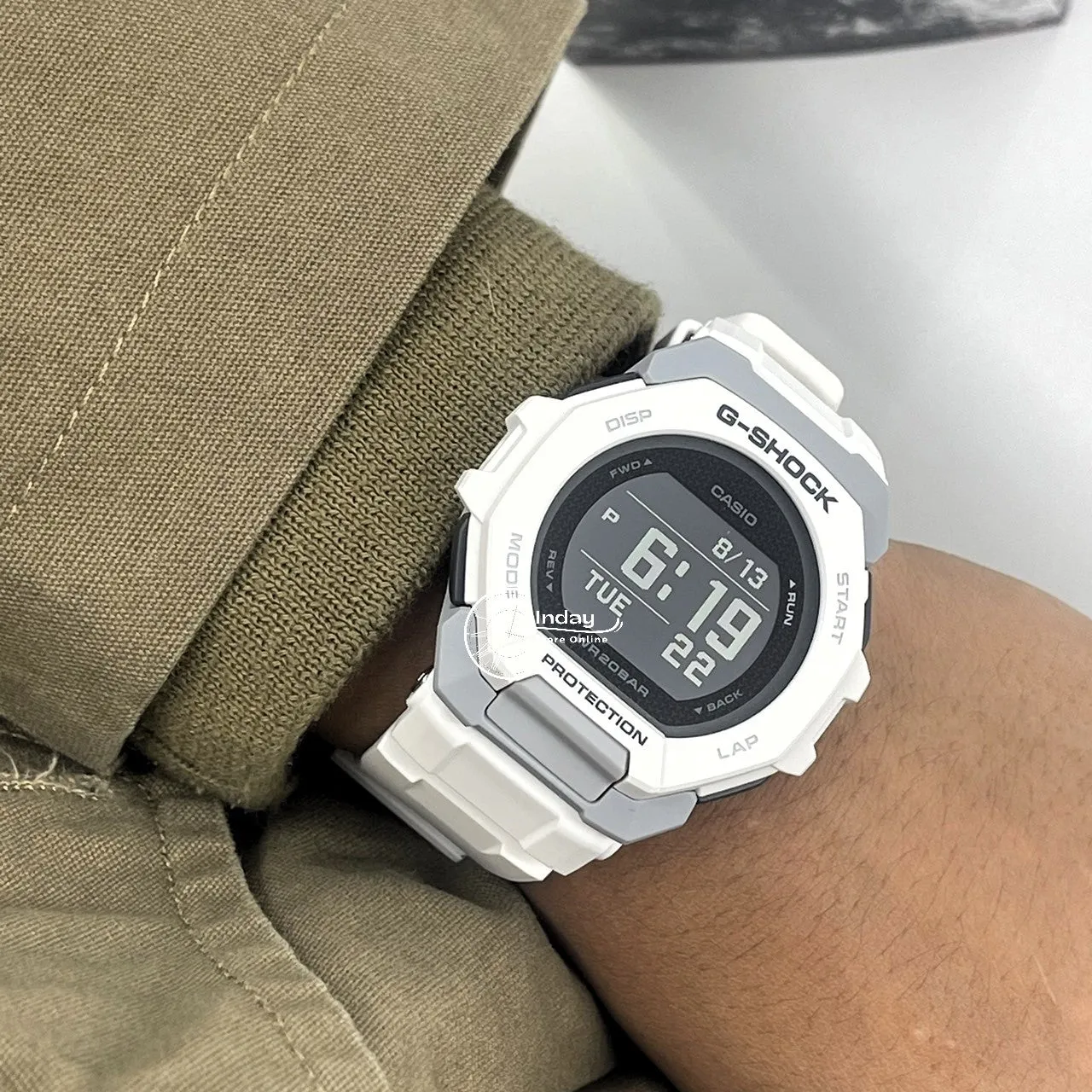 Casio G-Shock Men's Watch GBD-300-7 G-Squad Bio-based Resin Shock Resistant Mobile link Bluetooth