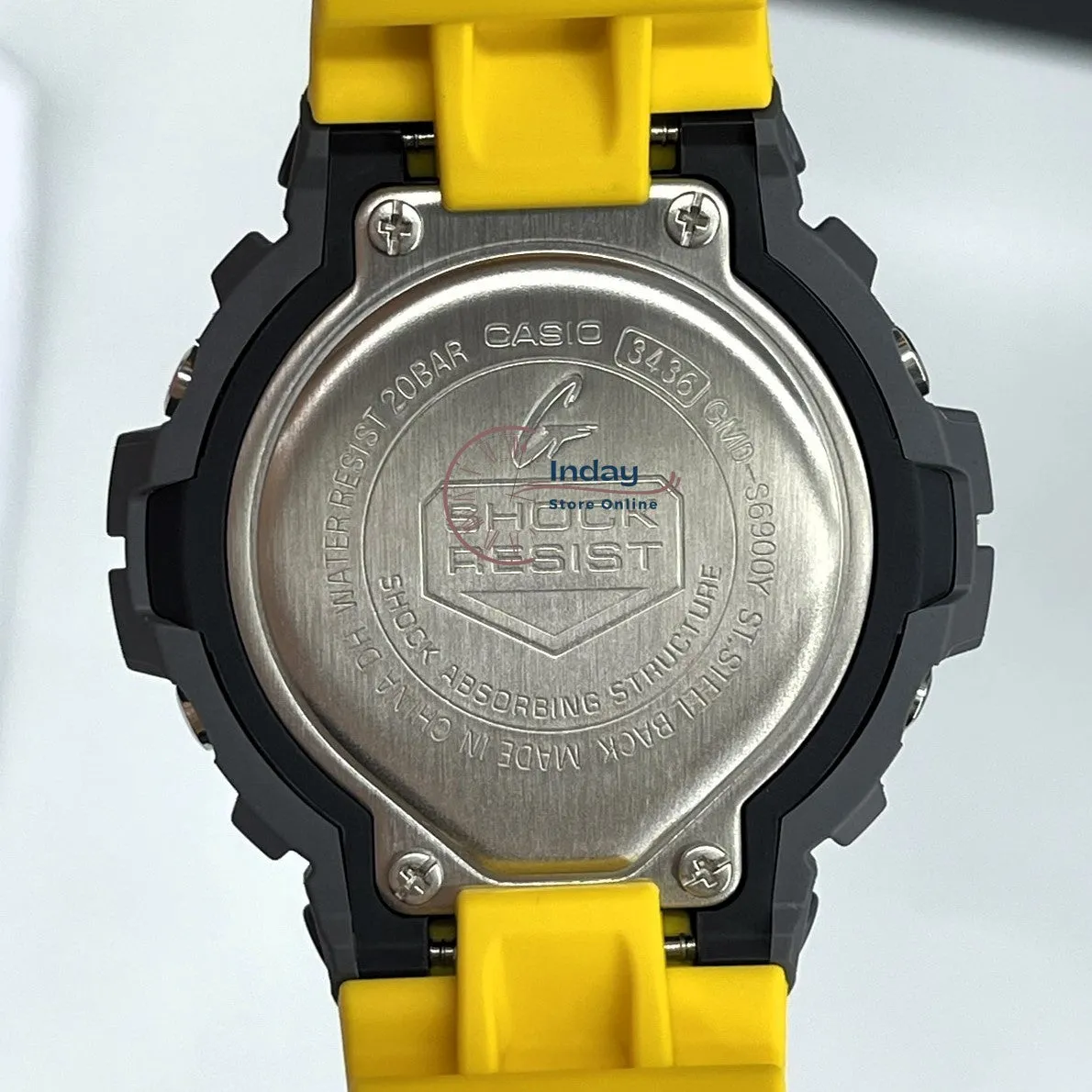 Casio G-Shock Women's Watch GMD-S6900Y-9 Digital Resin Band Shock Resistant Mineral Glass