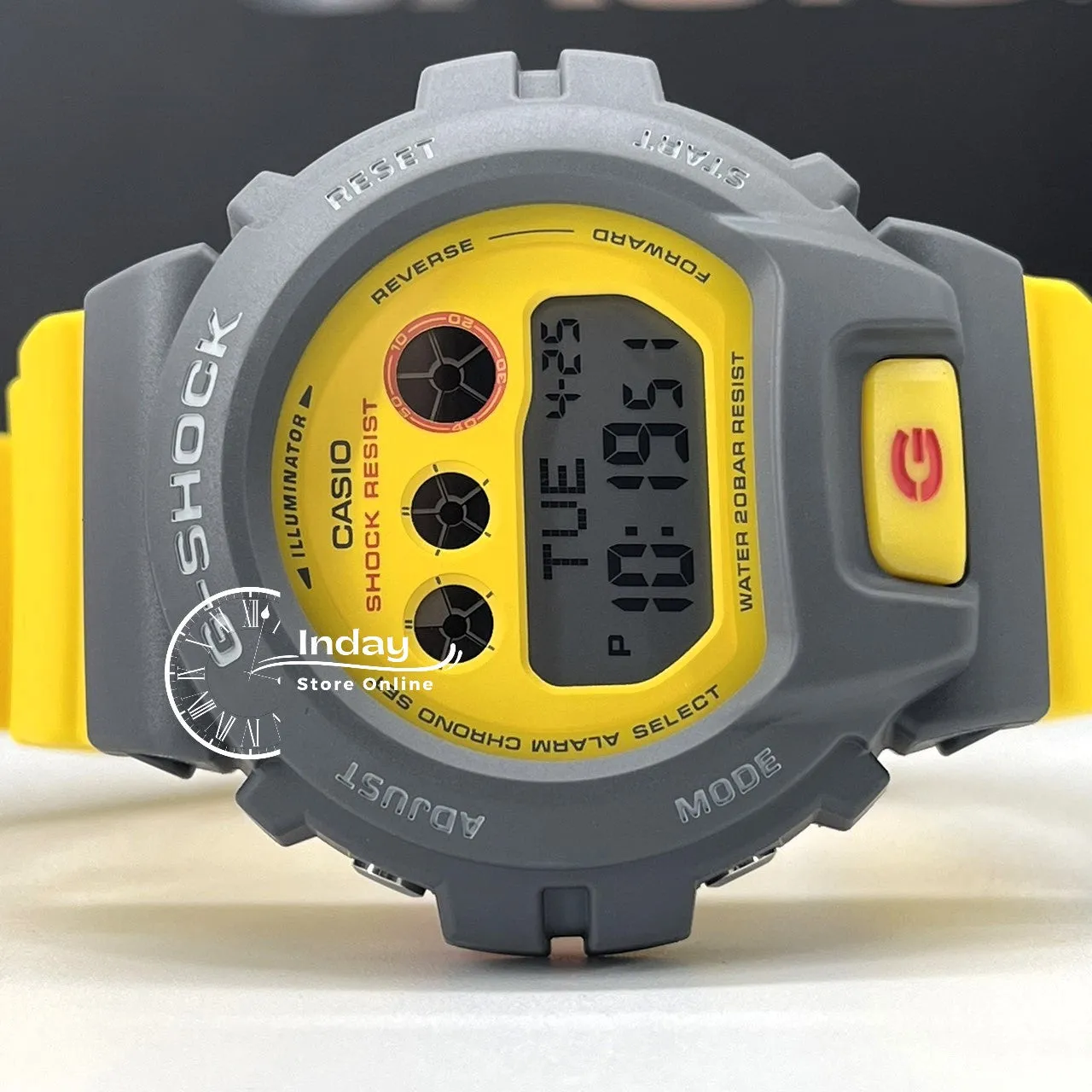 Casio G-Shock Women's Watch GMD-S6900Y-9 Digital Resin Band Shock Resistant Mineral Glass
