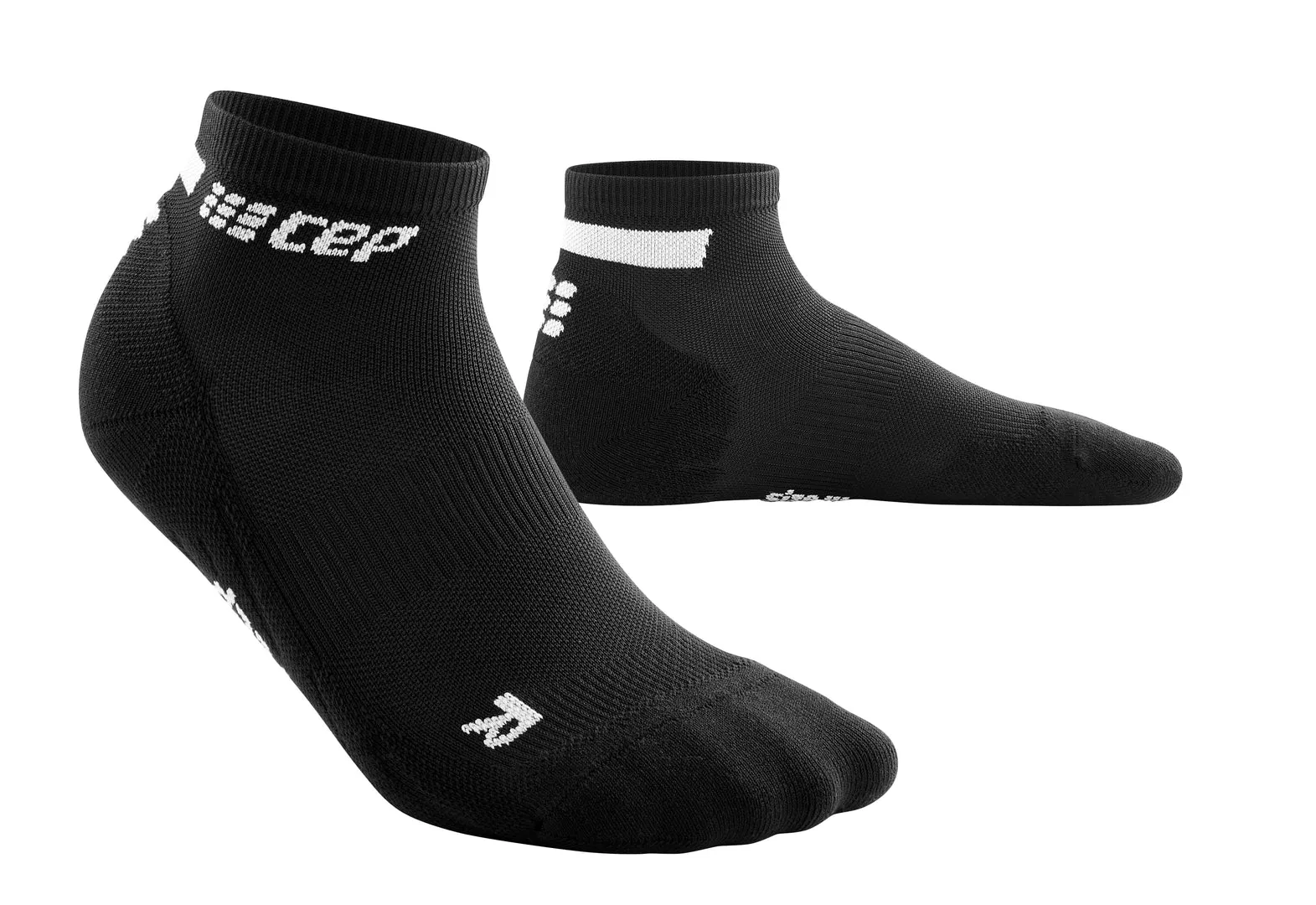 CEP Women's The Run Socks Low Cut V4 - Black