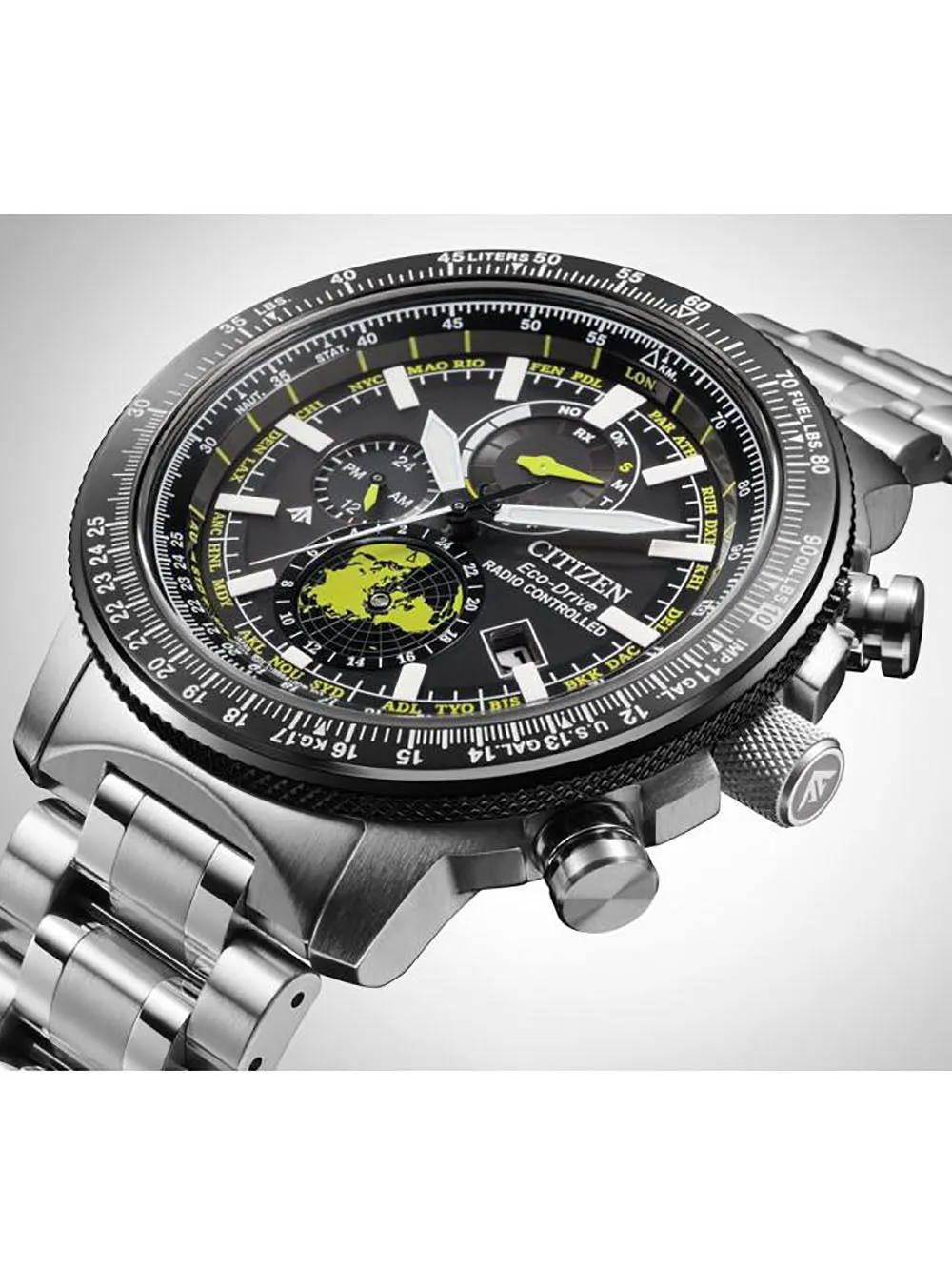 CITIZEN WATCH PROMASTER SKY ECO-DRIVE GEO TREKKER BY3006-53E JAPAN MOV'T JDM