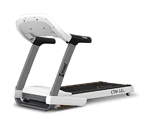 Cockatoo CTM-11LPLUS 3HP - 6HP Peak DC Motorised Multi Function Treadmill for Home with Manual Incline, Max Speed 14Km/Hr, Max User Weight 130Kg(Free Installation Assistance)