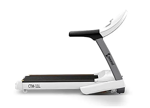 Cockatoo CTM-11LPLUS 3HP - 6HP Peak DC Motorised Multi Function Treadmill for Home with Manual Incline, Max Speed 14Km/Hr, Max User Weight 130Kg(Free Installation Assistance)