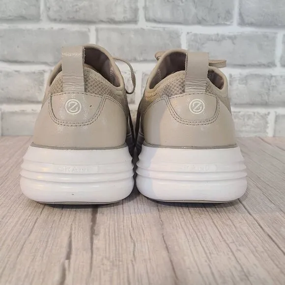 COLE HAAN Grandsport Journey Knit Sneakers Shoes Dove White C35769 Mens 13