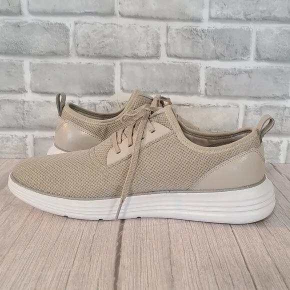 COLE HAAN Grandsport Journey Knit Sneakers Shoes Dove White C35769 Mens 13