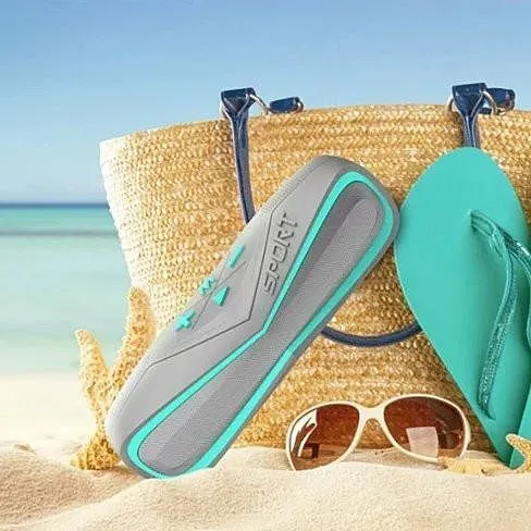 Color: Neon Green - Slinky Waterproof Bluetooth Speaker Sports Edition
