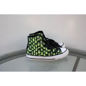 CONVERSE Chuck Taylor Glow In The Dark Bugs Hi-Top Sneakers Junior Size 13