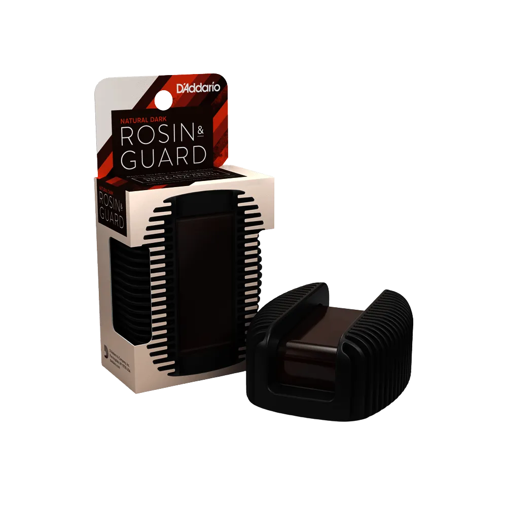 D'Addario Rosin Guard with Dark Natural Rosin