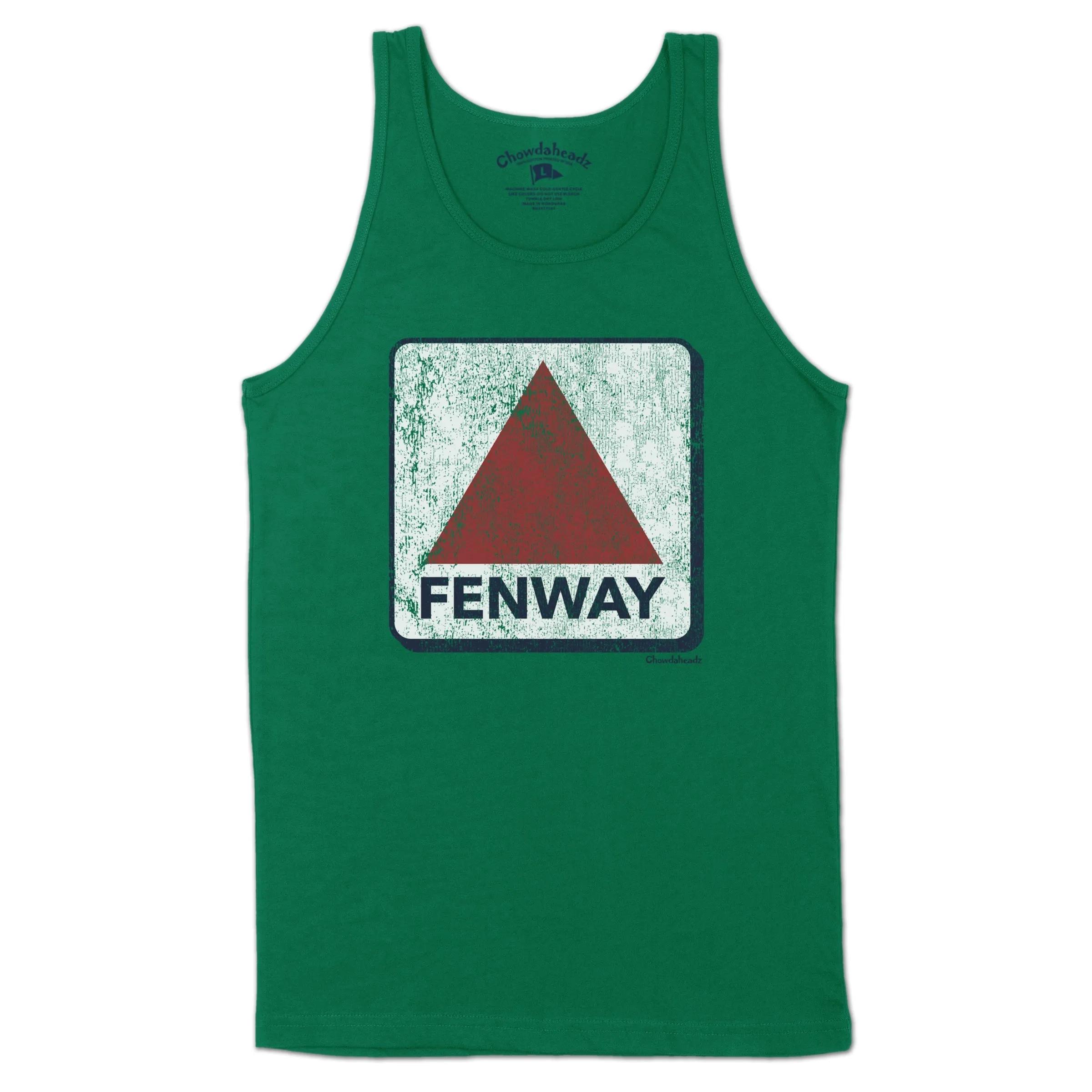 Destressed Fenway Sign Men's Tank Top