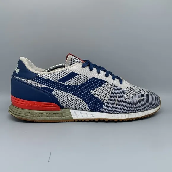 Diadora Titan Weave Grey Running Shoes Men's Sz 11 EU45