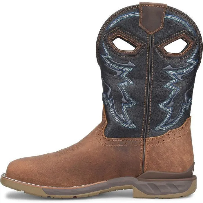 Double H Men's Geddy 11" Composite Toe Waterproof Roper Work Boot -Brown- PH5001
