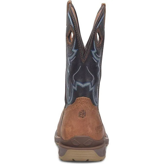 Double H Men's Geddy 11" Composite Toe Waterproof Roper Work Boot -Brown- PH5001